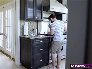 scorching mommy Caught With StepSiblings In 3 way