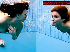 Andrea and Monica underwater dolls